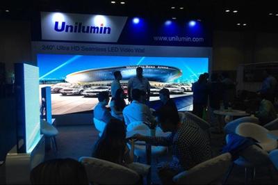 洲明科技UTV小間距引爆美國國際標(biāo)識展